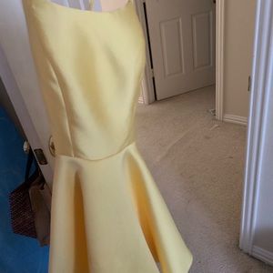 alyce Paris homecoming dress yellow